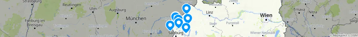 Kartenansicht für Apotheken-Notdienste in der Nähe von Schwand im Innkreis (Braunau, Oberösterreich)